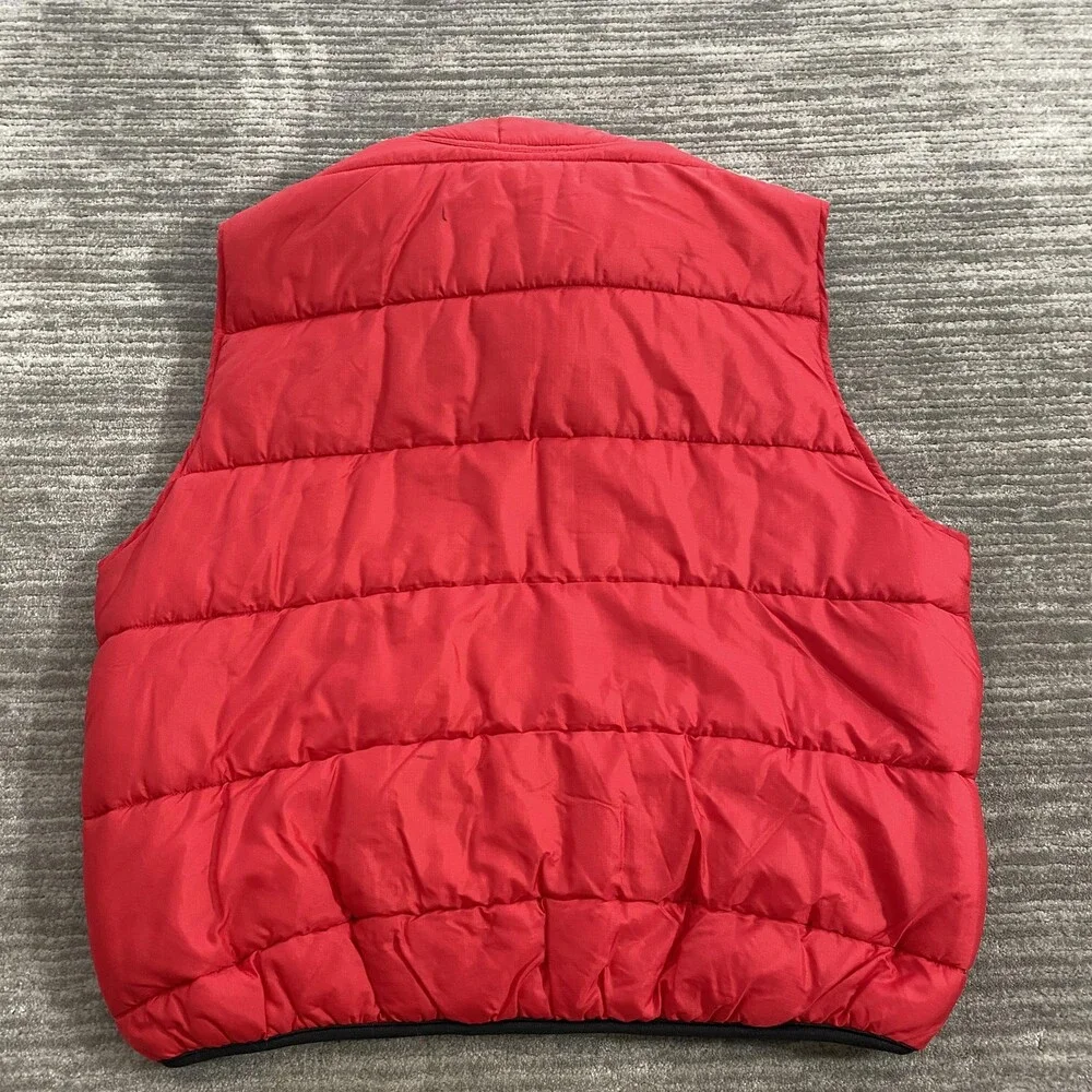 Case IH Puffer Vest Mens 1X Red Swingster Arctic Quilt Zip Front Embroidered